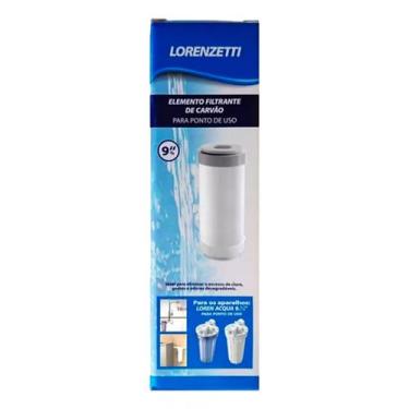 Imagem de Refil Filtro Loren Acqua 9" 3/4 POU Carvão Ativado Lorenzetti