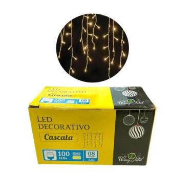 Imagem de LED CASCATA 100L EXTENSOR BRANCO 8F 2.3X0.7M - 220v - Wincy
