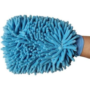 Imagem de Luva de Microfibra Multiuso Para Limpezas Externas 28cm - GENERIC, Azu