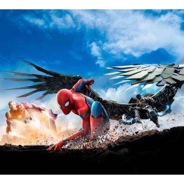 Imagem de Papel De Parede Adesivo, Infantil Homem Aranha de Volta ao Lar - Final