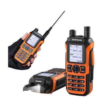 Imagem de Rádio Baofeng Walkie Talk UV21 Tri Band à Prova d'água Display 1.77 Po