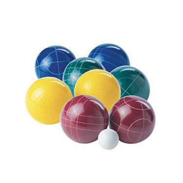 Imagem de Franklin Sports Conjunto Bocce – 8 bolas de bocha para todos os climas, 1 pallino, e bolsa de transporte de luxo – Jogo de praia, quintal ou festa ao ar livre – Conjunto profissional, sortido (50112)