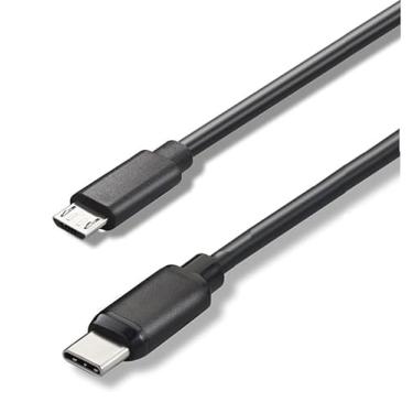 Imagem de JuSoFU Cabo USB-C OTG para Micro USB, pacote com 2, sincronização de dados e carregamento compatível com Samsung Galaxy S7 S6, J7, J3, Samsung Tab, Tab S2, PS4, Kindle, controle Xbox, telefones
