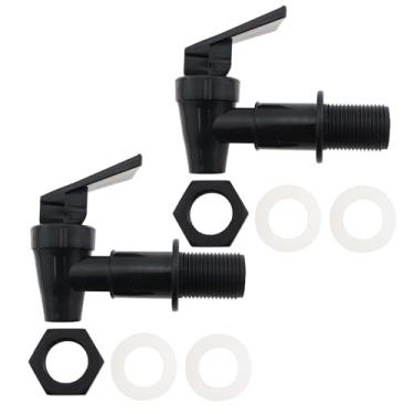Imagem de ZHYOHEN 2 conjuntos de torneiras refrigeradoras 8,5 cm dispensador de água de elevação bico tanque de bebida de espuma suco torneira de tanque de água mineral para garrafa de água chaleira