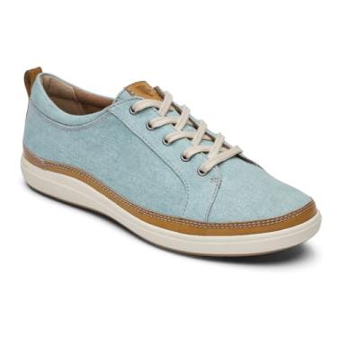 Imagem de Cobb Hill Bailee Sneaker Mineral Blue Canvas Eco Water Resistant 5.5 B (M)