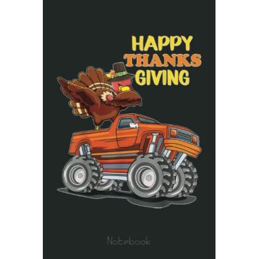 Imagem de Monster Truck Dabbing Turkey Hooray Happy Thanksgiving Boys Notebook: Funny Monster Trucks Gifts for Kids Great Kids Appreciation Thank Gag Gifts for Girls Toddler Boys Dad Mom