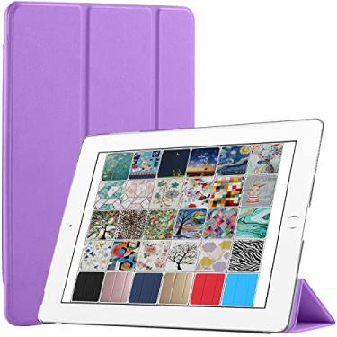 Imagem de DuraSafe Cases Capa para iPad Mini 5ª geração 2019 7.9 [Mini 5] A2133 A2124 A2126 Slim Lightweight Protective Frosted PC Dual Angle Stand Front & Back Cover - Lavanda