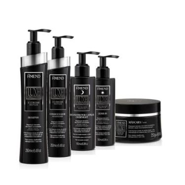 Imagem de Amend Luxe Creations Extreme Repair Sh + Cond + Masc + Overnight + Lea