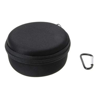 Imagem de Wondiwe Cabo de dados, bolsa portátil com zíper para água/poeira/à prova de choque, capa protetora rígida caixa de armazenamento para acessórios de fone de ouvido Koss Porta PRO PP