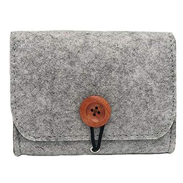 Imagem de Estojo de transporte de óleo essencial Auony para 6 frascos de 5 ml/10 ml/15 ml de óleos essenciais bolsa organizadora de viagem bolsa de armazenamento, Cinza, Moderno