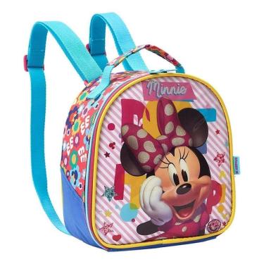 Imagem de Lancheira Escolar Minnie Porta Lanches Térmica Com Alça