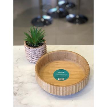 Imagem de Bowl Canelado De Bambu G 22Cm - Oikos Natural