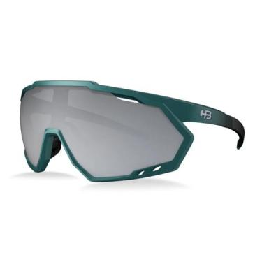 Imagem de Óculos de sol hb spin dark green / silver cristal