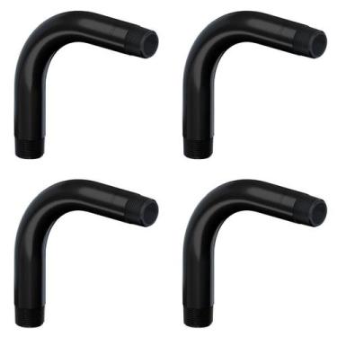 Imagem de 4 Curvas P/Eletroduto Tigre 1/2 90g Rosqueavel PVC