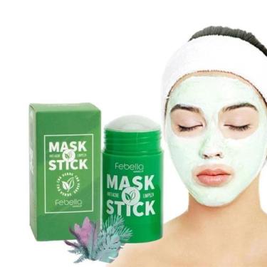 Imagem de Máscara Chá Verde Remover de Cravos Anti-Acne Hidratante Beleza Pele F
