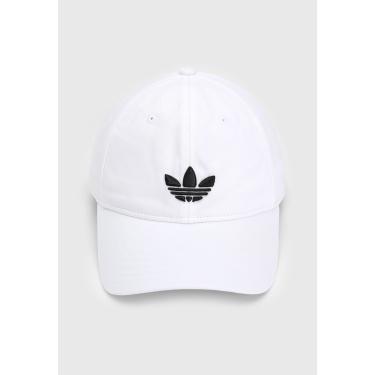 Imagem de Boné Unissex Aba Curva Baseball Class Trefoil Branco Adidas Originals JC6025 unissex