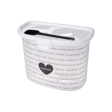 Imagem de Pote Açúcar Com Colher Plasútil