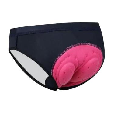 Imagem de rockible Calcinha de ciclismo feminino shorts de bicicleta confortável moda de bicicleta acolchoada, Dark Blue L