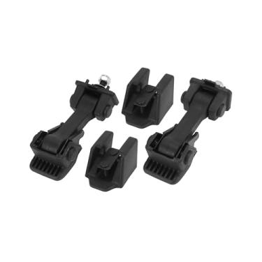 Imagem de REPAIROCK 2 peças de trava de capô de carro para Jeep Wrangler JK 2007-2016 substituição 55395653AF 55395653AD kit de travamento capô trava de retenção peças de reposição automática
