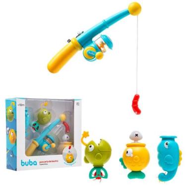 Imagem de Brinquedo para Bebê Pescaria de Banho 3 Peixinhos 19611 - Buba