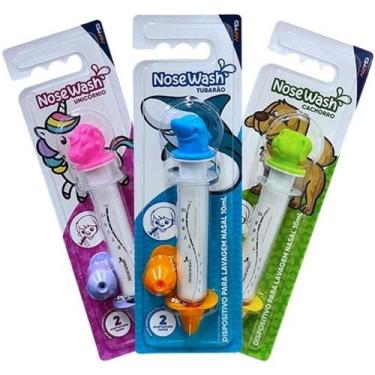 Imagem de Seringa Para Lavagem Nasal Em Bebês E Crianças Limpeza Nariz - NoseWas