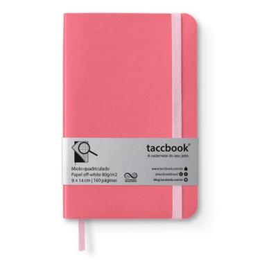 Imagem de Caderneta Quadriculada taccbook Salmão 9x14 Flex