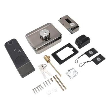 Imagem de Porta Smart Bloqueio de Entrada Sem Chave Bloqueio de Impressão Digital Cartão de Senha e Chave Desbloquear IP66 Bloqueio de Entrada Inteligente à Prova d'água para o Pátio Ao Ar Livre Our Smart