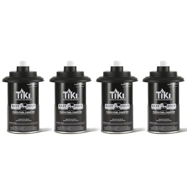 Imagem de TIKI Recipiente de substituição para tocha da marca com sistema Flame & Easy Pour, 350 ml (conjunto de 4)