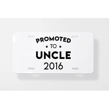 Imagem de Promoted to Uncle 2016 Capa para placa de carro - Capa para placa de carro - 15 x 30 cm