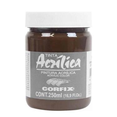 Imagem de Tinta Acrílica 250ml G1 084 Sombra Natural Corfix, 084 - SOMBRA NATURA