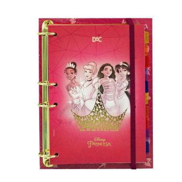 Imagem de Caderno Argolado Colegial Dac + 144 Folhas Princesas