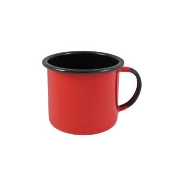 Imagem de Caneca Média Esmaltada Vermelho 160 Ml Ewel