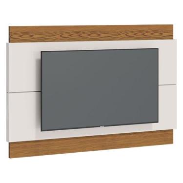 Imagem de Painel Decorativo Sala de Estar 146cm Julien Off White/Freijó G29 - Gr