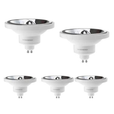 Imagem de 5 Lâmpada Led Save Energy Ar111 24 12w 4000k Branco Neutro