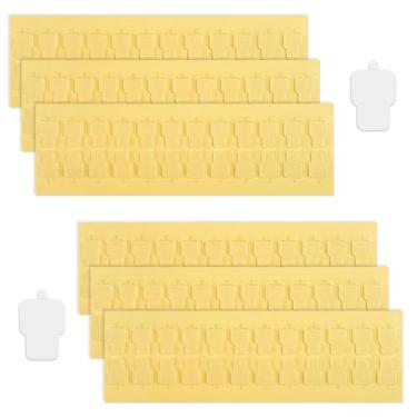 Imagem de 6 Folhas de fita adesiva de dupla face para Sonny Baby, autocolantes adesivos transparentes substituição de fita adesiva Nano Glue massa adesiva para minifiguras para Sonny Doll