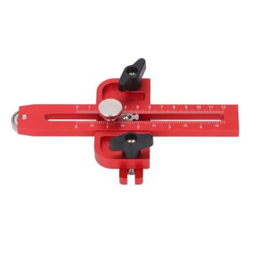 Imagem de Guias de Gabarito de Serra de Mesa, Fazendo Cortes de Tira Estreita Repetitivos Com Estrutura de Rolo de Design de Duas Escalas Se Encaixa Em 3/4 X 3/8 e 3/8 X 1/4 T Slots para