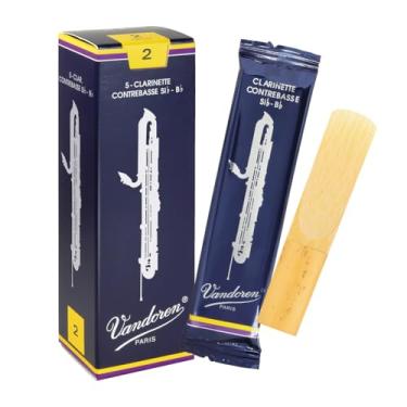 Imagem de Vandoren Clarinete Contrabass CR152, palhetas tradicionais força 2; caixa com 5