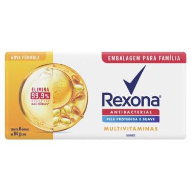Imagem de Sabonete em Barra Rexona Antibacterial Multivitaminas 84g com 6 Unidad