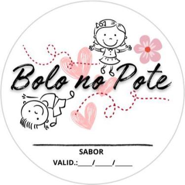Imagem de 50 100 150 200 unidades adesivo etiqueta tag redondo 3,5 cm bolo no po
