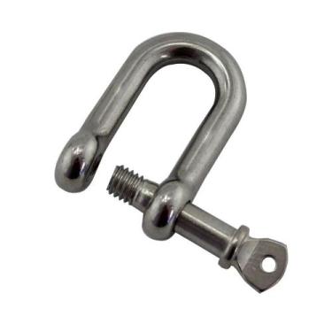 Imagem de Manilha Reta Tornel Em Aço Inox 14 Mm Para Carga Max 1,9T - Abrolhos N