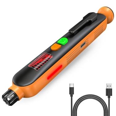 Imagem de Detector de vazamento de gás natural – detector de vazamento de gás sensível com alarme sonoro e visual, farejador de gás portátil, testador para localizar fontes de vazamento de gás combustível como