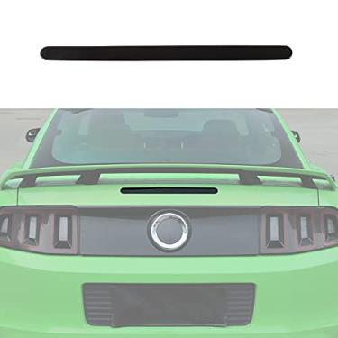 Imagem de RT-TCZ Exalted 3rd Brake Light Cover Guard Frame Trim Bezels Acessórios de decoração para Ford Mustang 2010-2014 (preto)