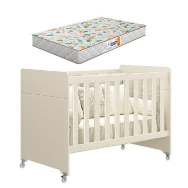 Imagem de Berço Americano Evolution 4 em 1 Areia com Colchão Gazin- Reller