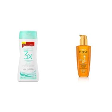 Imagem de GINO-CANESTEN Sabonete Intimo Fragrância Suave Triplo Cuidado 200ml e L'Oréal Paris Elseve Óleo Finalizador Óleo Extraordinário