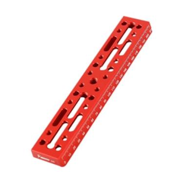 Imagem de ZGUZMCMK Placa de Montagem de Cauda de para Telescópio, Acessórios Profissionais de Substituição para Telescópio Astronômico, Astrofotografia, Liga D, 220mm Vermelho