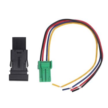 Imagem de Luz de Nevoeiro Botão Interruptor Com Arnês Conexão Segura à Prova de Choque ABS LED Light Bar Botão Substituição Interruptor para 2018 e para Cima