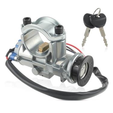 Imagem de MOTOALL Interruptor de ignição com 2 chaves de bloqueio para chave de partida Hisun 400CC 800CC HS400 HS800 UTV 37200-116-0100