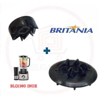 Imagem de Arraste do Copo e Motor Liquidificador Britania BLQ1380 Turbo Inox
