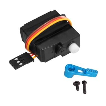 Imagem de Generic Servo Eletromecânico Dispositivo 3 Fios 46T RC DIY Helicóptero Carro Barco Robô Aeronave À Prova D'água Veículos de Controle Remoto Servo, Azul