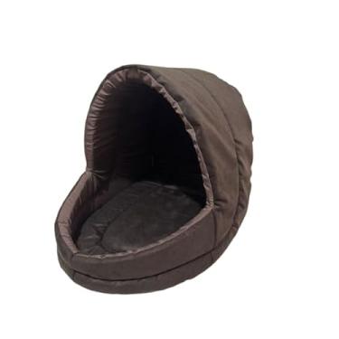 Imagem de Caminha De Cachorro Casinha Iglu Cama pet Toca Para Cachorro E Gato Pequena Media Grande Frio(Suede)